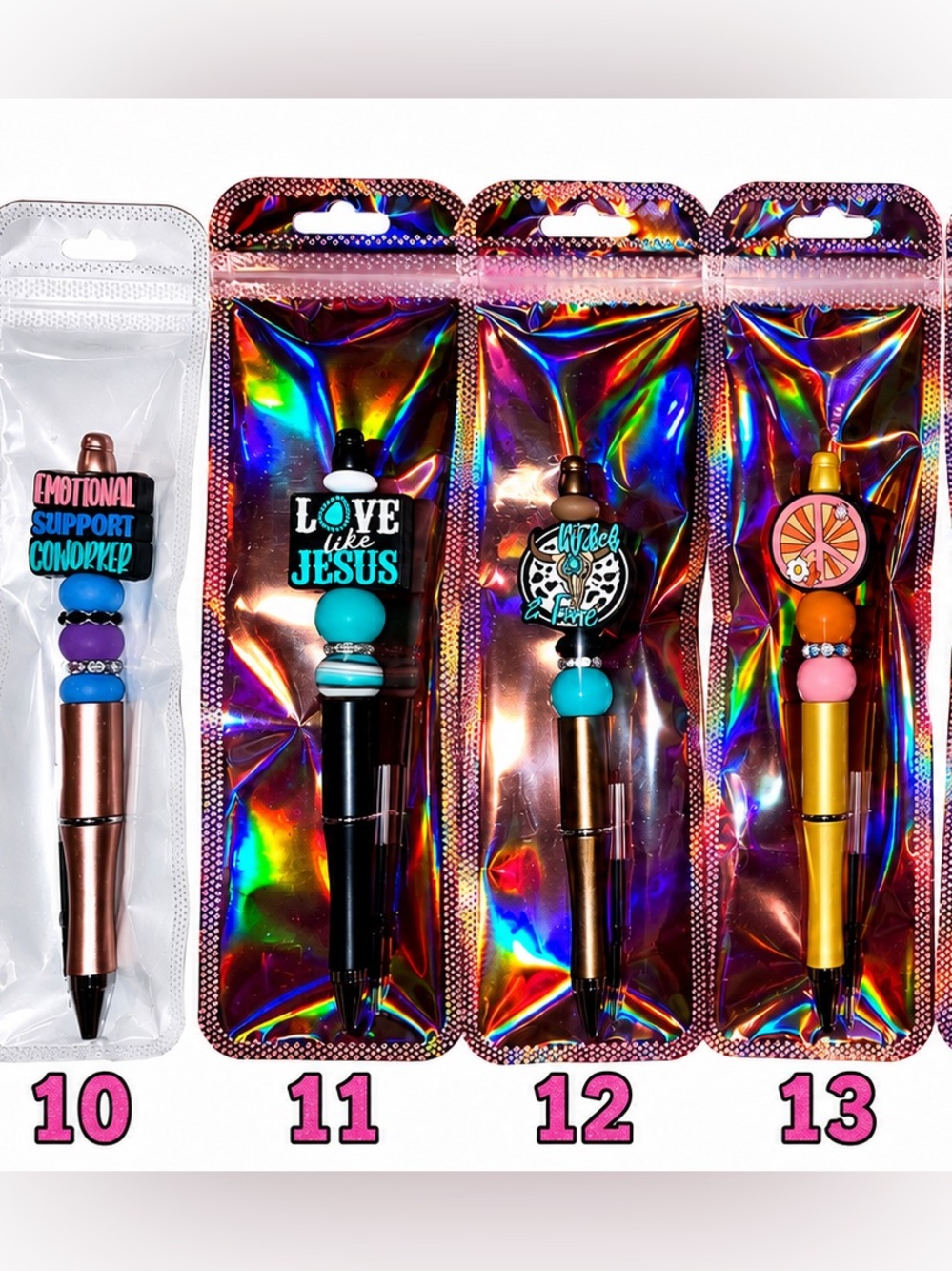 Handmade Beaded Focal Pens with Ink Refill! 🖊️ - Picture 4 of 11